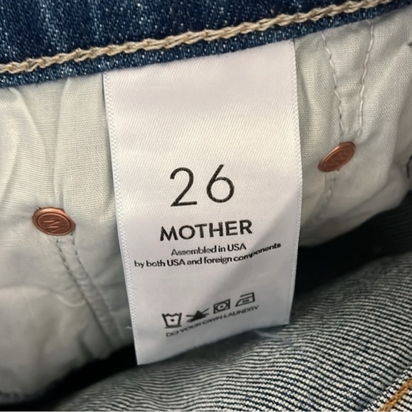 NWT Mother Superior The Weekender Jeans It's A Small World Size 26 - Picture 7 of 9